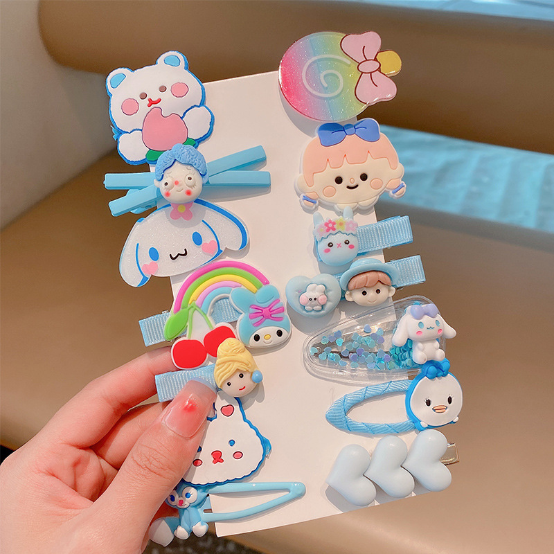 Strawberry Bear bobby pin for kids