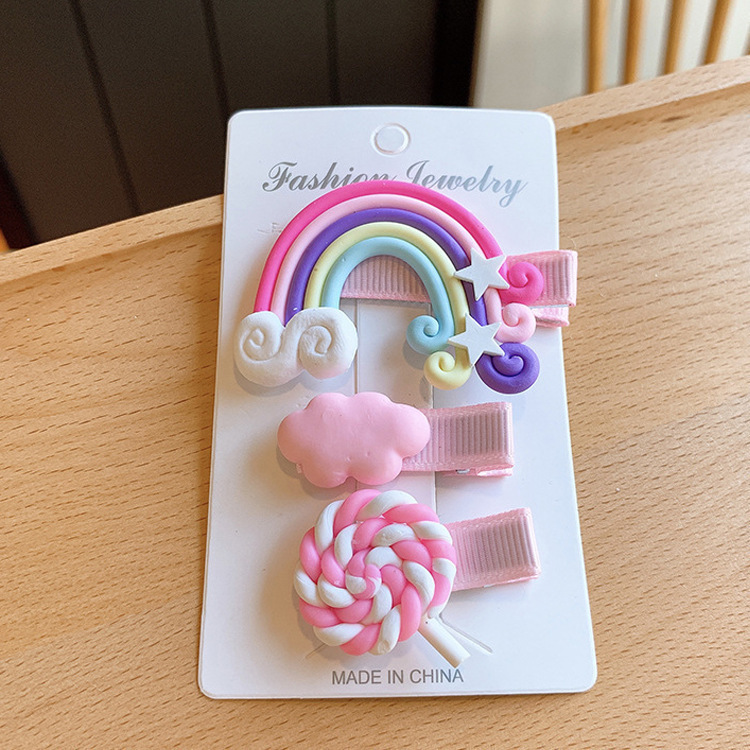 Strawberry Bear bobby pin for kids