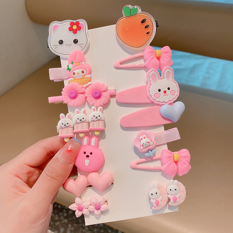 Strawberry Bear bobby pin for kids