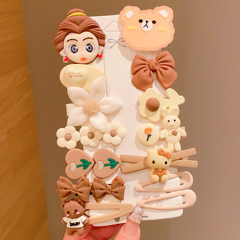 Strawberry Bear bobby pin for kids