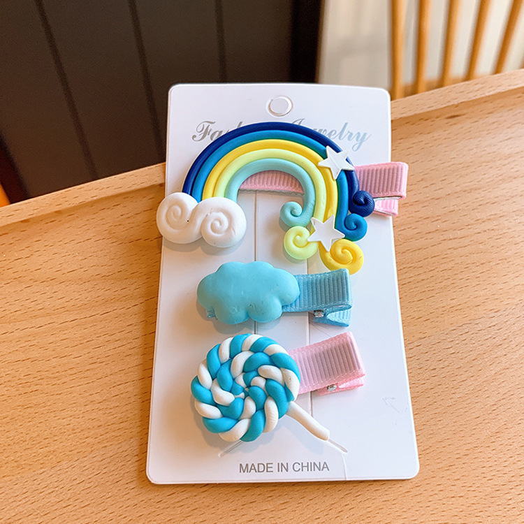 Strawberry Bear bobby pin for kids