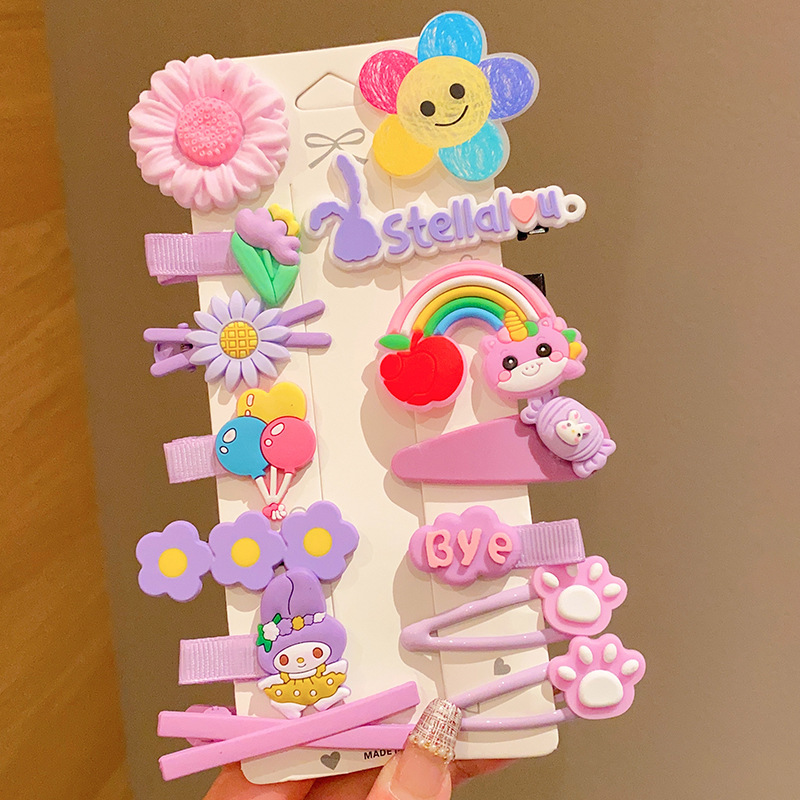 Strawberry Bear bobby pin for kids