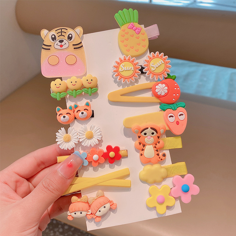 Strawberry Bear bobby pin for kids