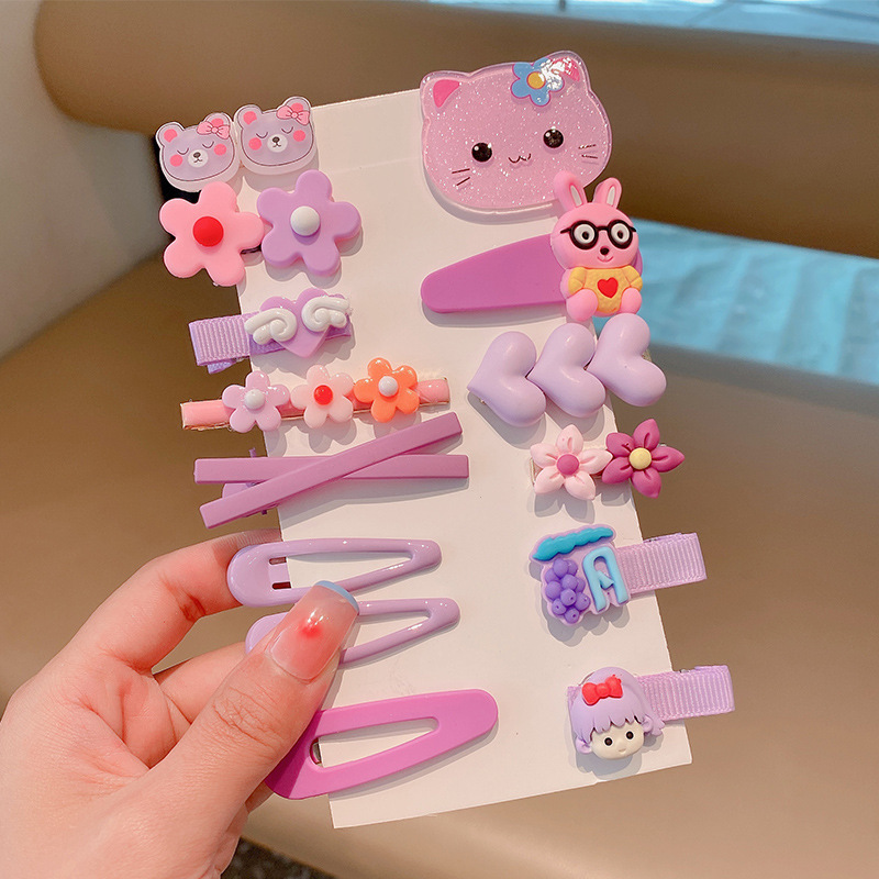 Strawberry Bear bobby pin for kids