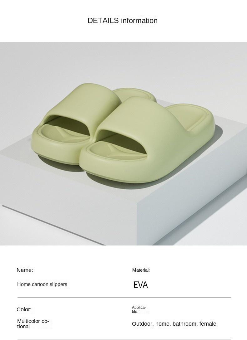 Summer home home EVA slippers