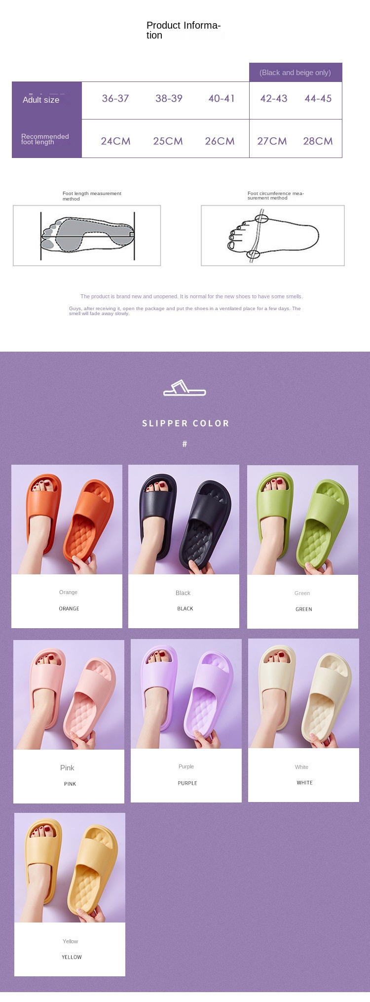Summer house slippers
