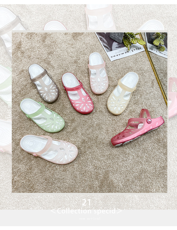 Summer jelly Crocs