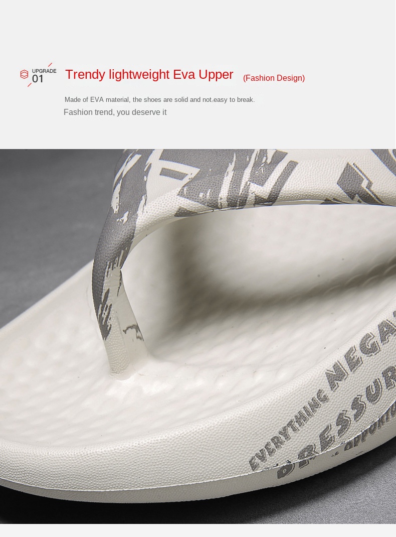 Summer men’s flip-flops