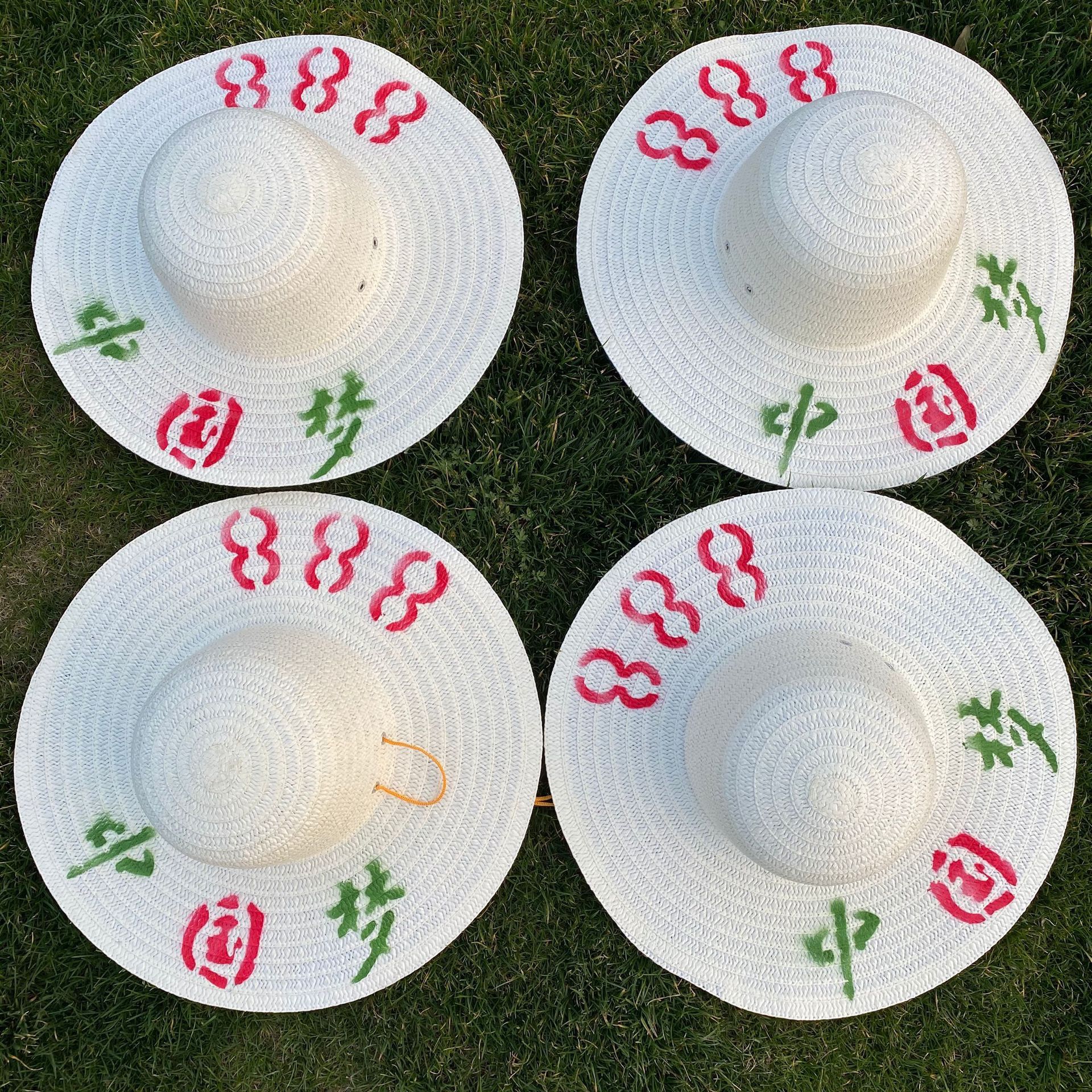 Summer sun hats for men and women farmers straw hats
