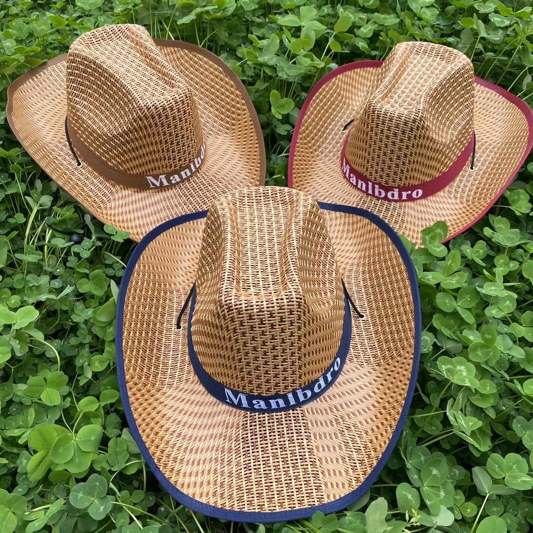 Summer sun hats for men and women farmers straw hats
