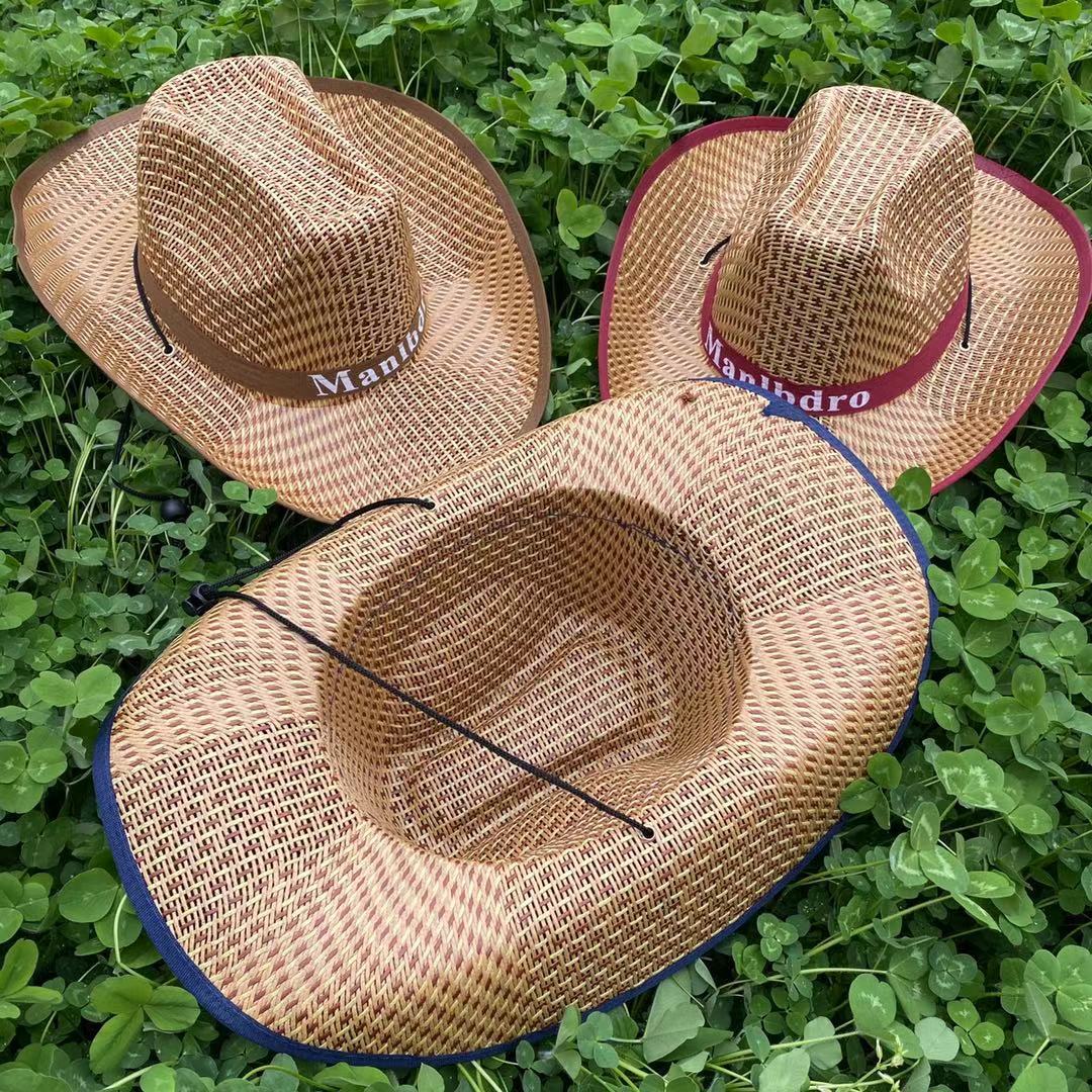 Summer sun hats for men and women farmers straw hats