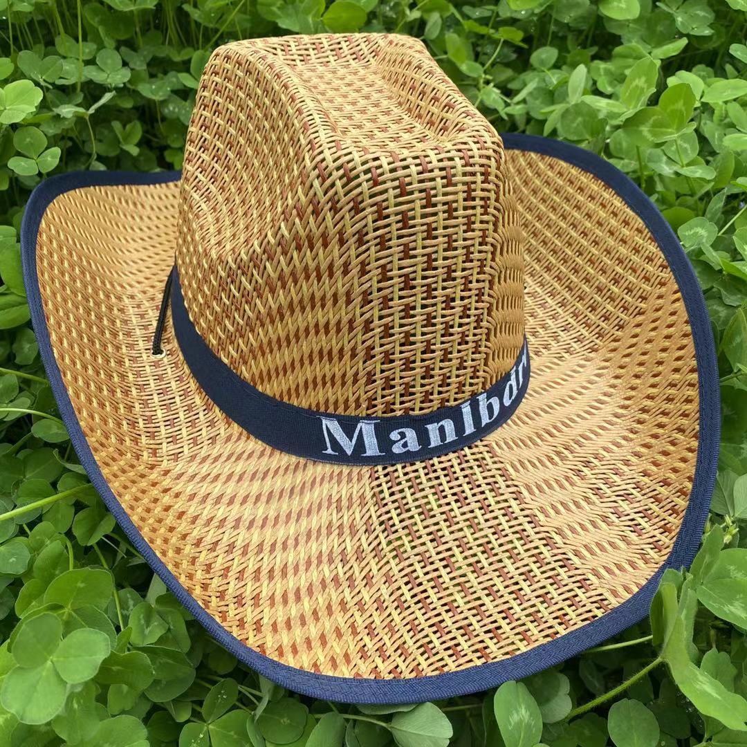 Summer sun hats for men and women farmers straw hats