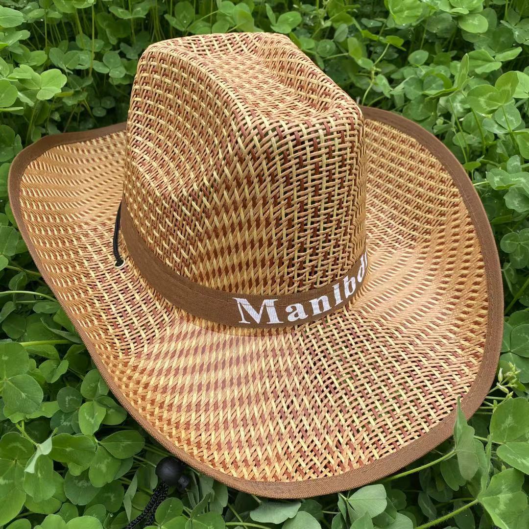 Summer sun hats for men and women farmers straw hats
