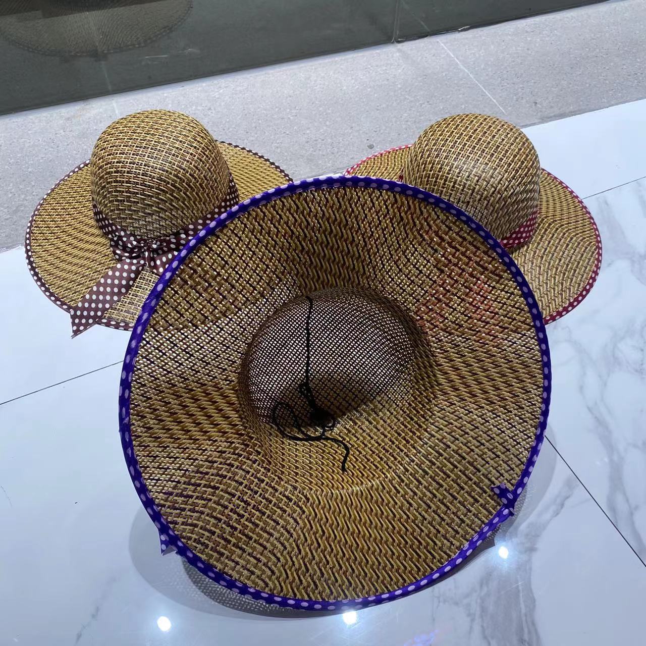 Summer sun hats for men and women farmers straw hats