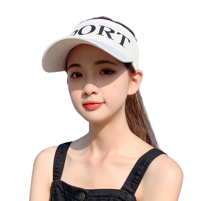 Summer sun protection hat outdoor sports cap empty top hat wholesale