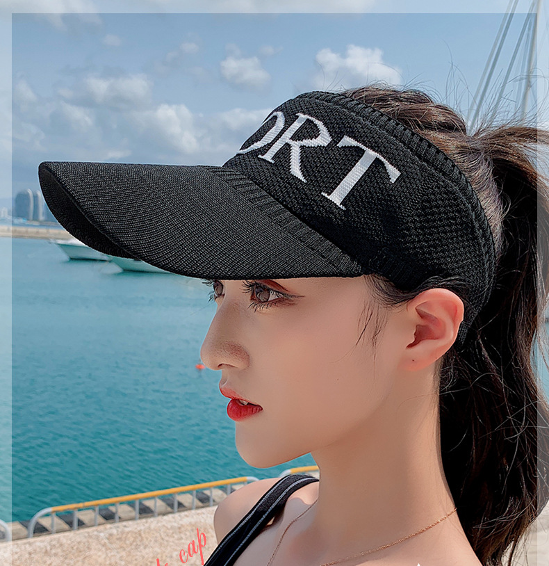 Summer sun protection hat outdoor sports cap empty top hat wholesale