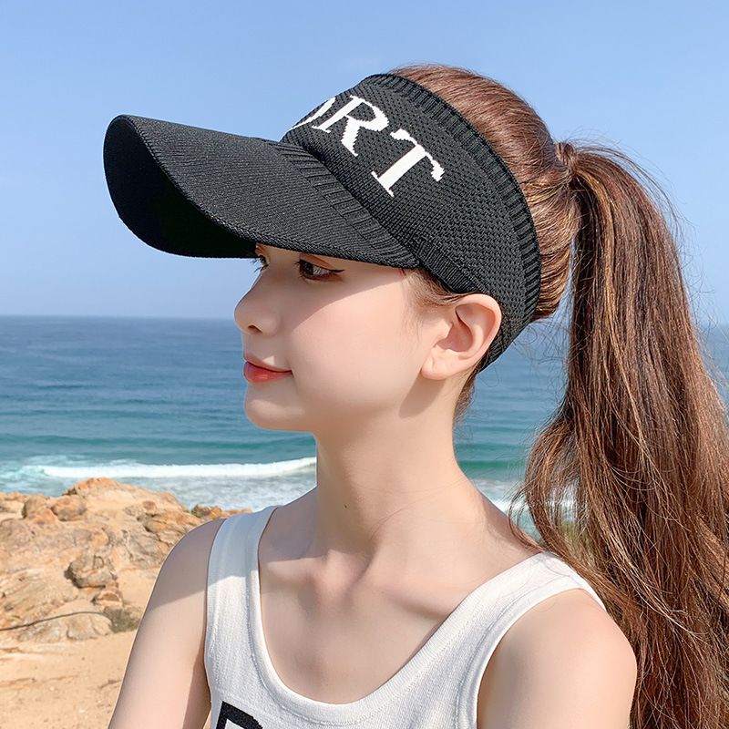 Summer sun protection hat outdoor sports cap empty top hat wholesale