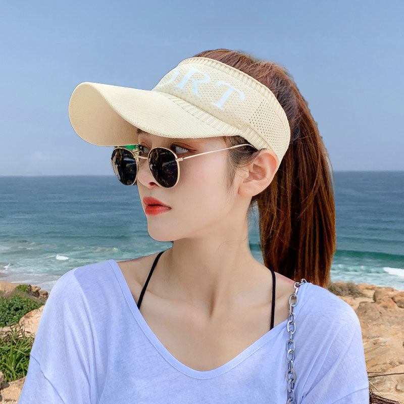 Summer sun protection hat outdoor sports cap empty top hat wholesale