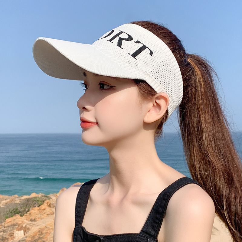 Summer sun protection hat outdoor sports cap empty top hat wholesale