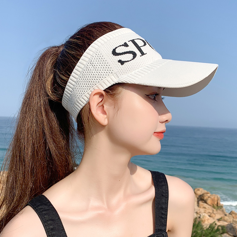 Summer sun protection hat outdoor sports cap empty top hat wholesale