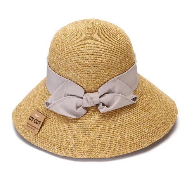 Sun protection UV sun protection bow straw hat