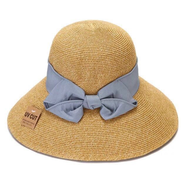 Sun protection UV sun protection bow straw hat