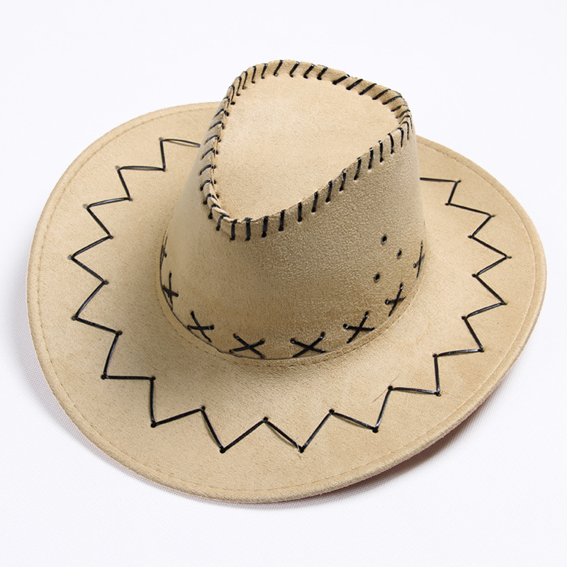 Sunblock hats for men and women with large bristles Western cowboy hats