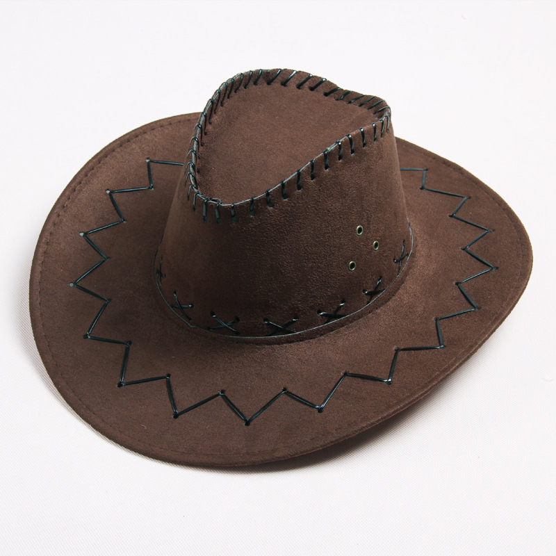 Sunblock hats for men and women with large bristles Western cowboy hats