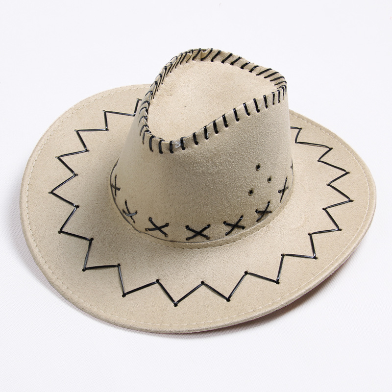 Sunblock hats for men and women with large bristles Western cowboy hats