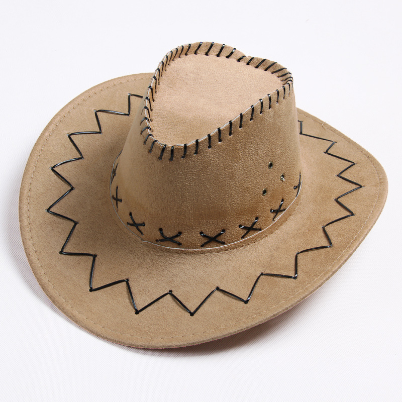 Sunblock hats for men and women with large bristles Western cowboy hats
