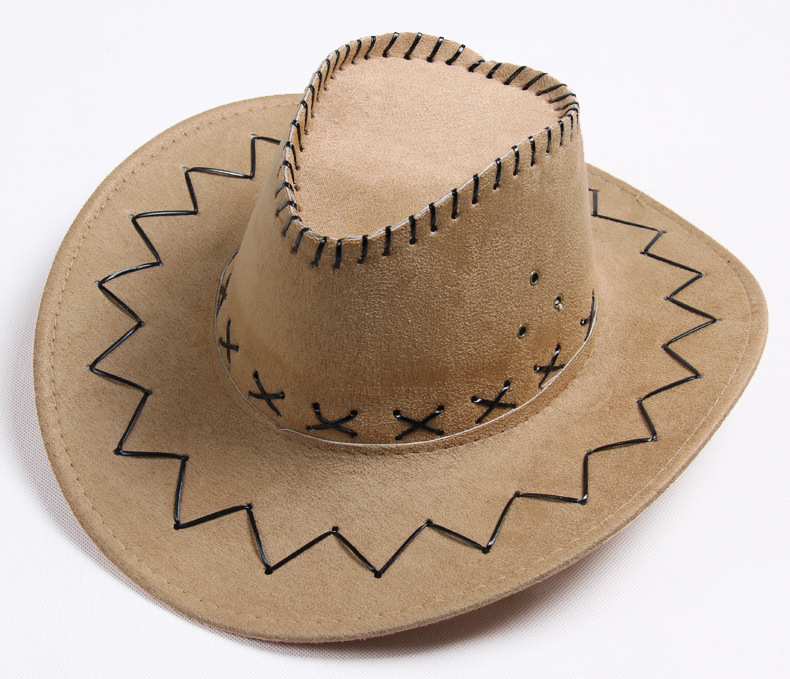 Sunblock hats for men and women with large bristles Western cowboy hats