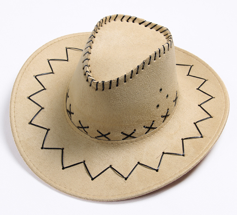 Sunblock hats for men and women with large bristles Western cowboy hats
