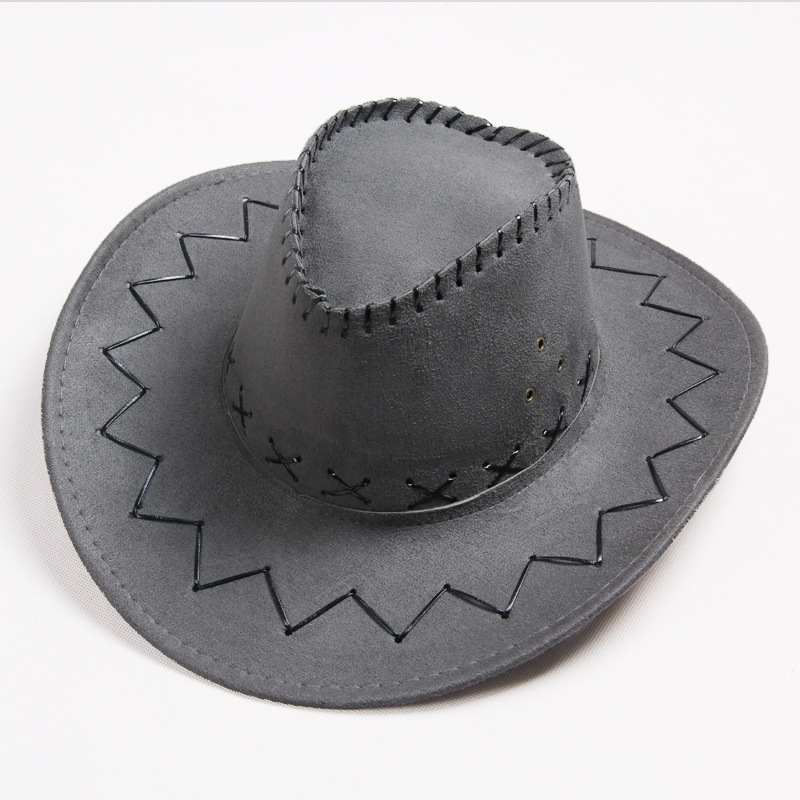 Sunblock hats for men and women with large bristles Western cowboy hats