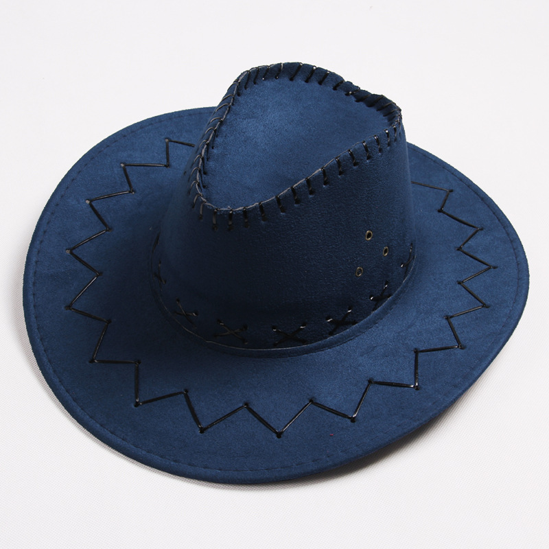 Sunblock hats for men and women with large bristles Western cowboy hats