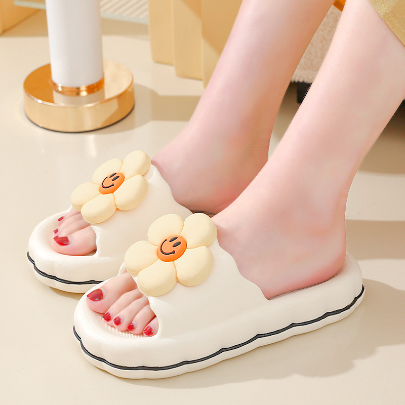Sunflower platform non-slip slippers