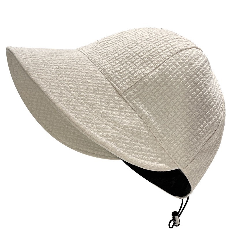Sunscreen fisherman hat round face big head around the sun cap