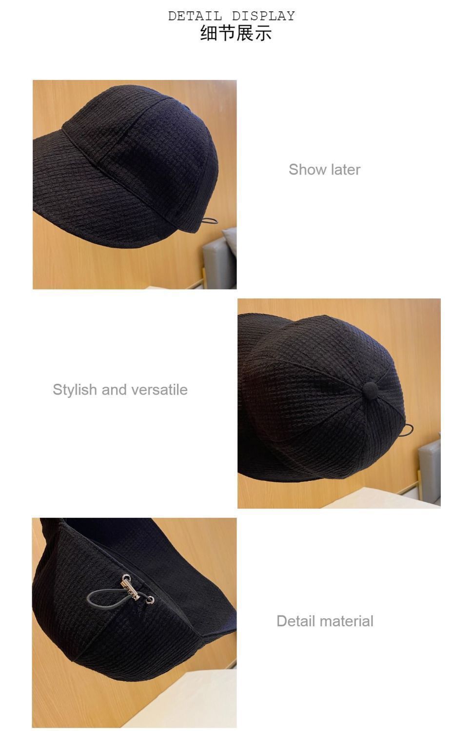 Sunscreen fisherman hat round face big head around the sun cap