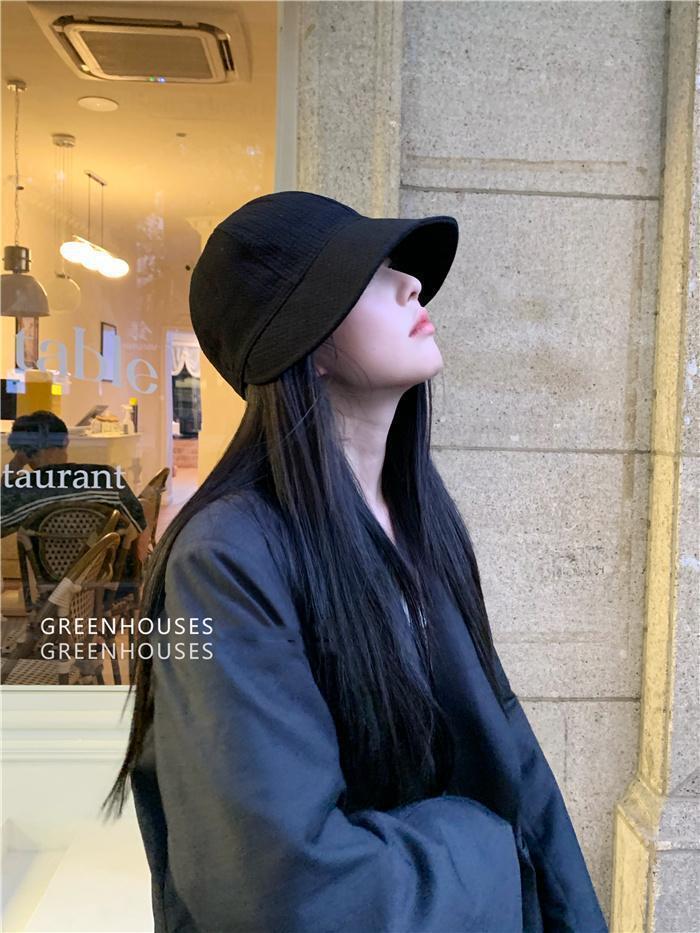 Sunscreen fisherman hat round face big head around the sun cap