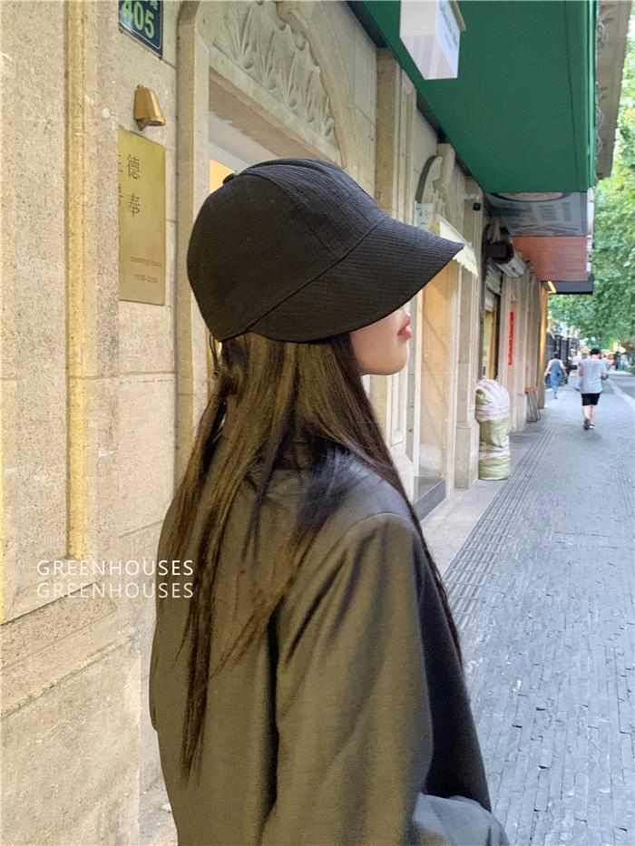 Sunscreen fisherman hat round face big head around the sun cap