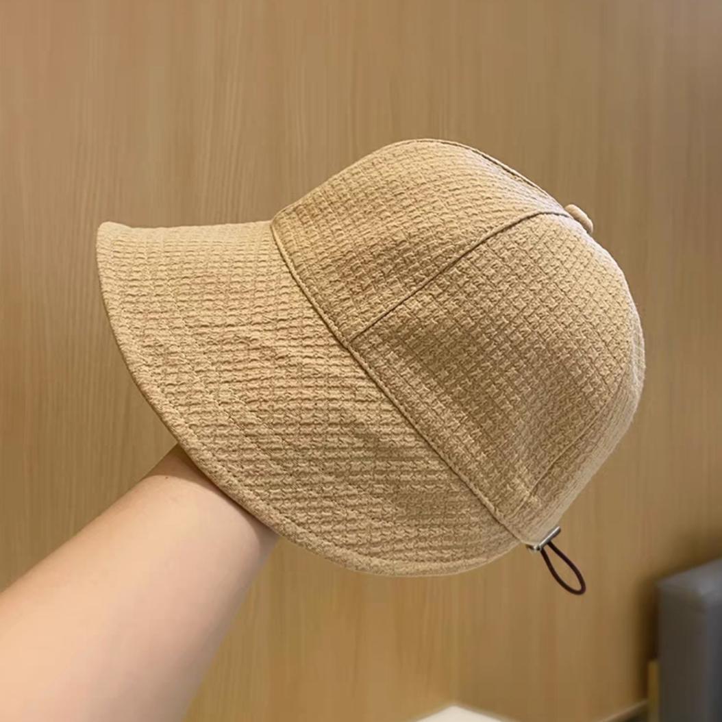 Sunscreen fisherman hat round face big head around the sun cap