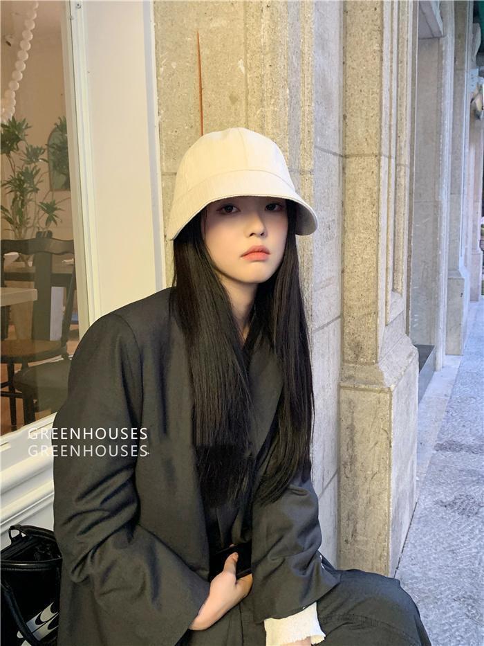 Sunscreen fisherman hat round face big head around the sun cap