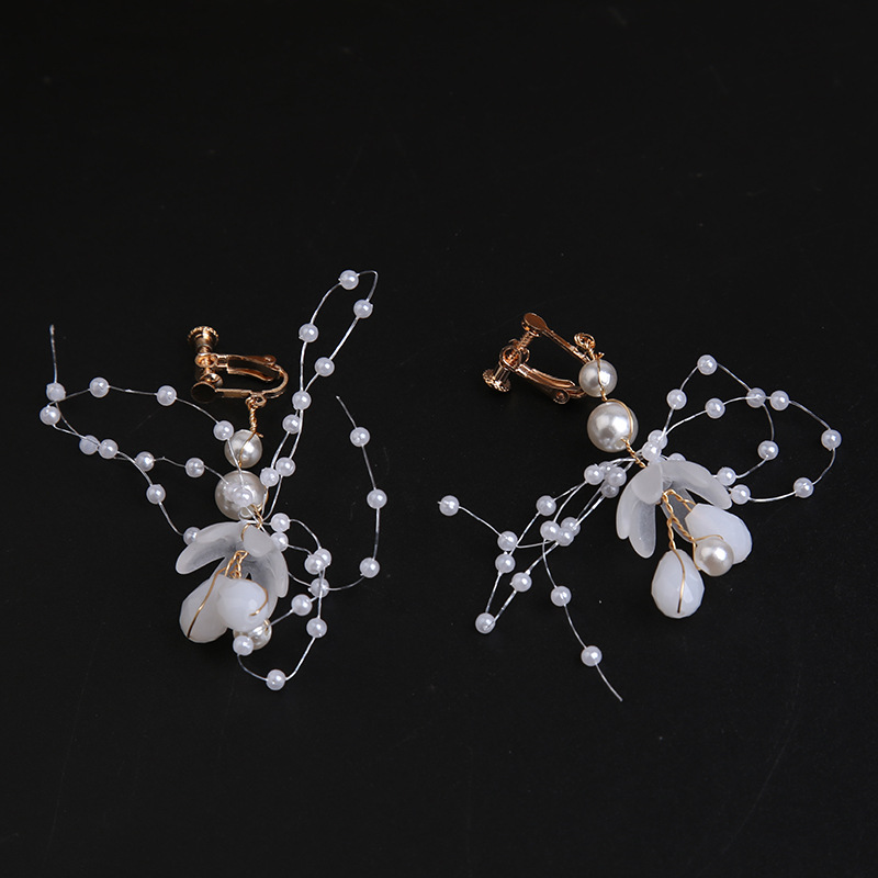 Super fairy gold leaf headband Flower garland pearl headband