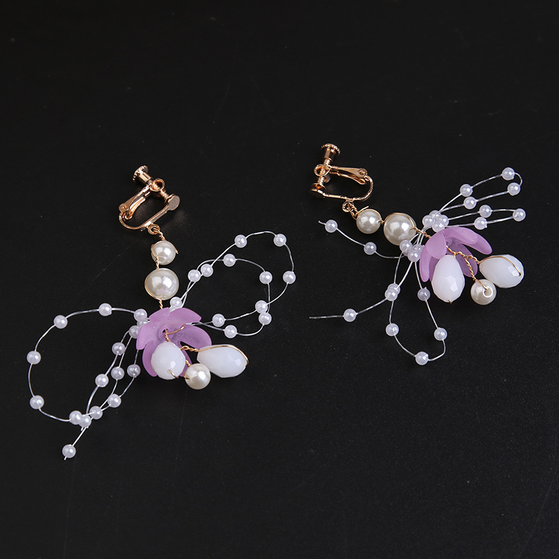 Super fairy gold leaf headband Flower garland pearl headband