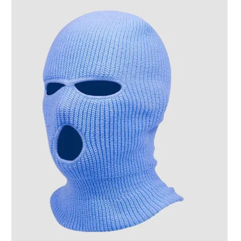 Three-hole knit hat candy colored woollen hat
