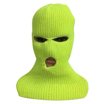Three-hole knit hat candy colored woollen hat