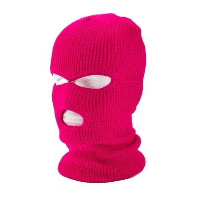 Three-hole knit hat candy colored woollen hat