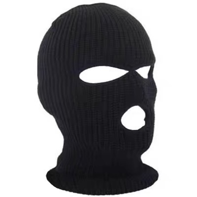 Three-hole knit hat candy colored woollen hat