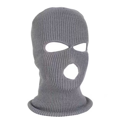 Three-hole knit hat candy colored woollen hat