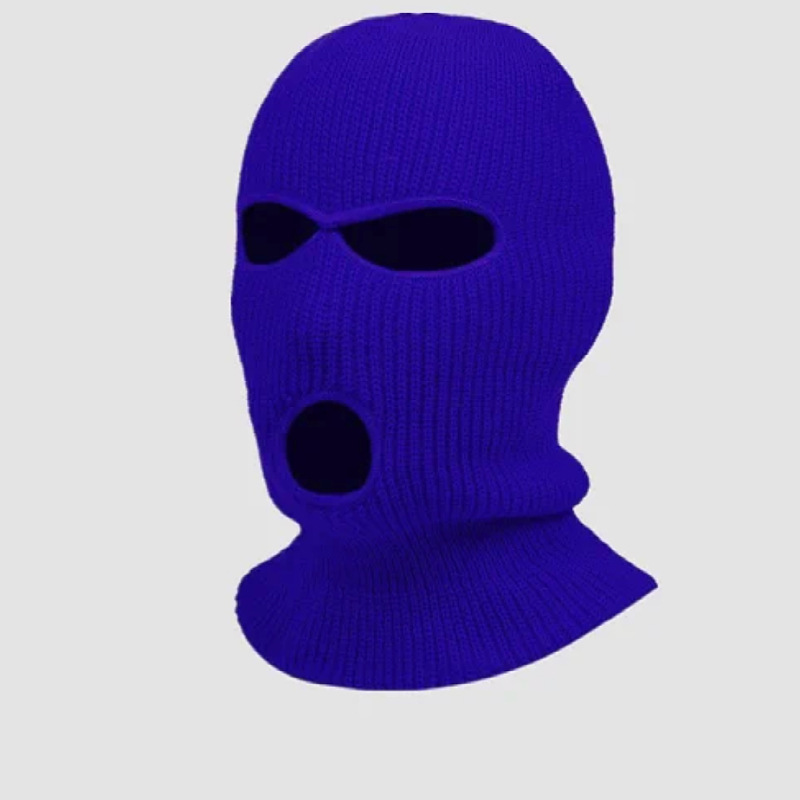 Three-hole knit hat candy colored woollen hat