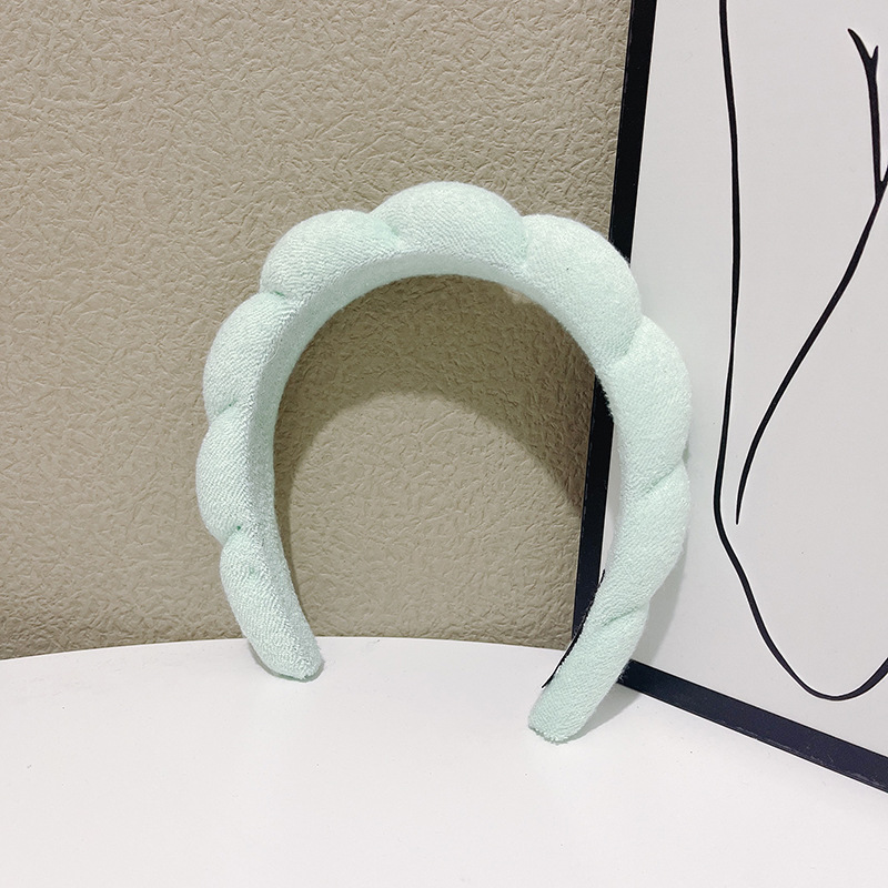 Towel flannelette sponge head hoop